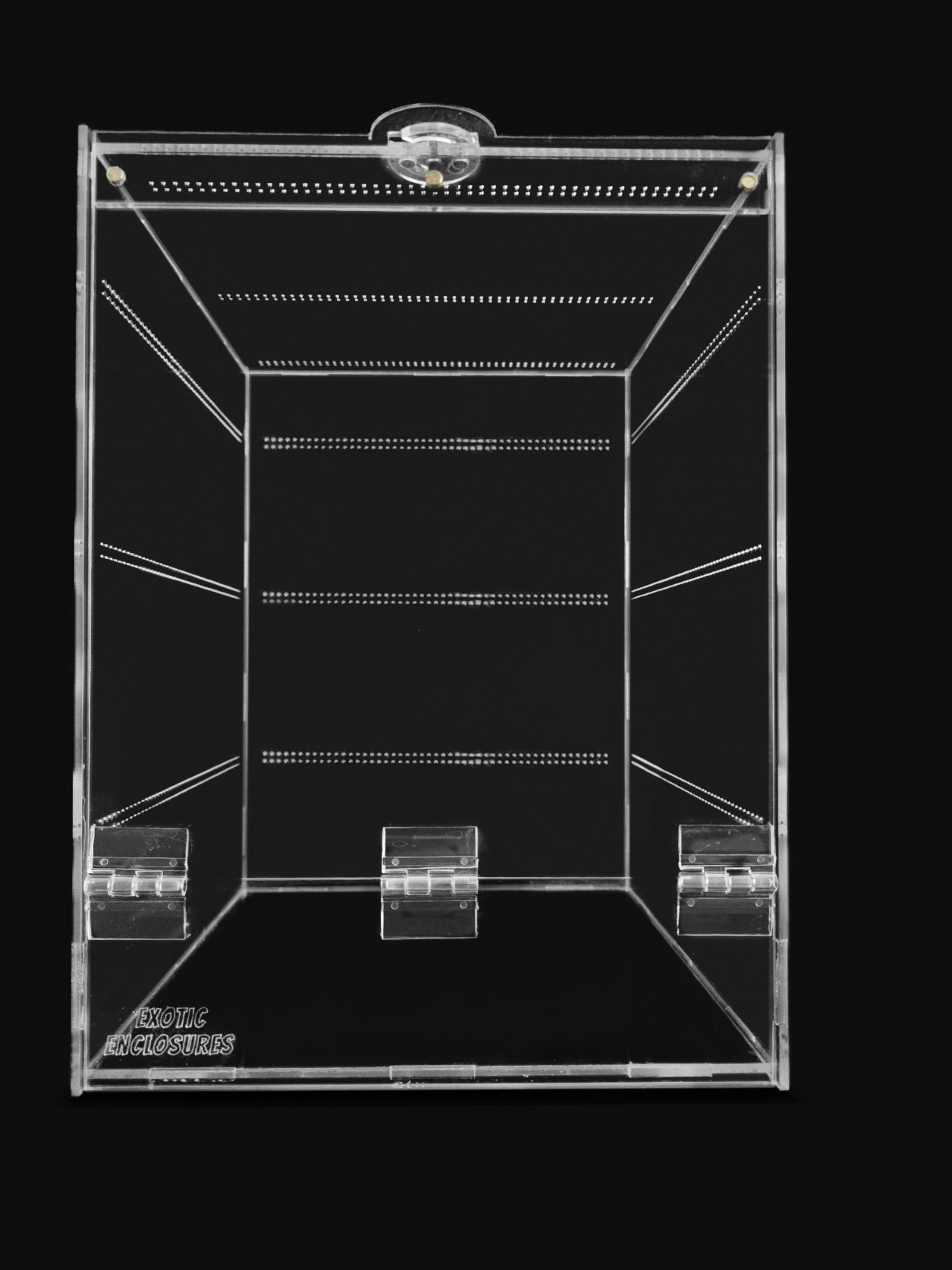 Front-Opening Glued Acrylic Enclosure: Mini | S | M | L