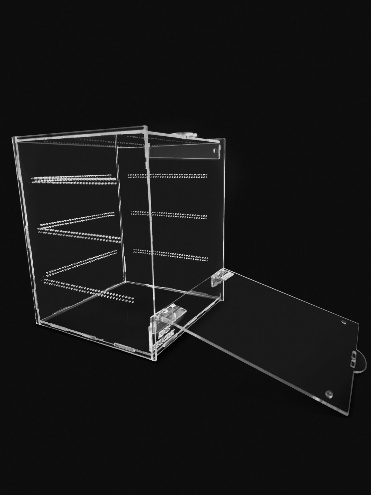 Front-Opening Glued Acrylic Enclosure: Mini | S | M | L