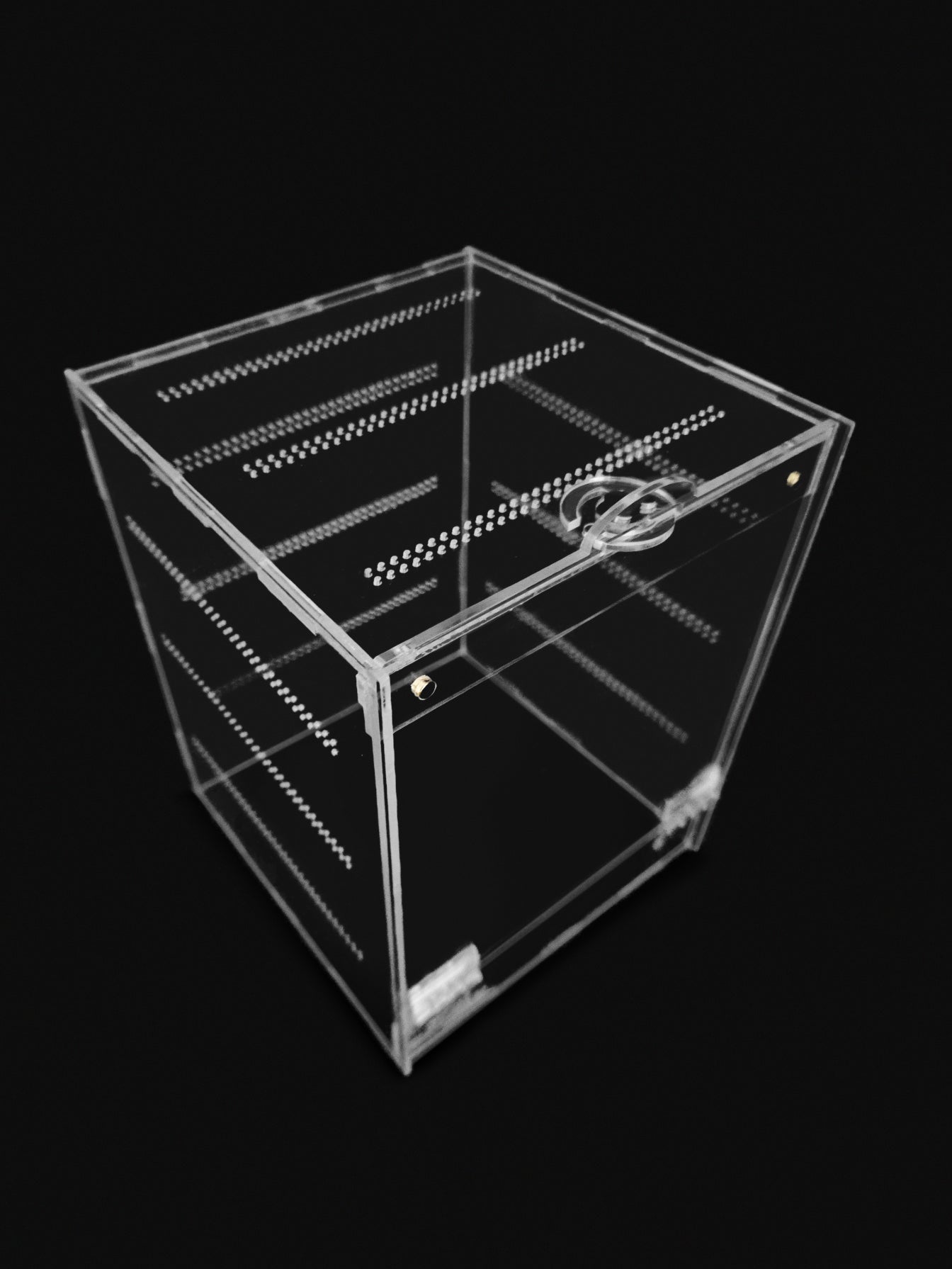 Front-Opening Glued Acrylic Enclosure: Mini | S | M | L